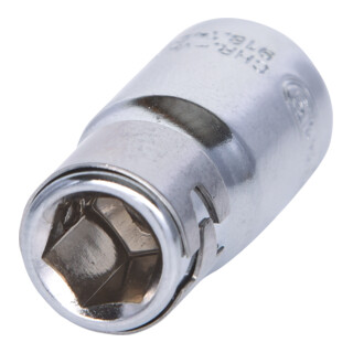 KS Tools 1/4" CHROMEplus bit-adapterbus, voor 1/4" bits met klemring