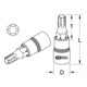 KS Tools 1/4" CHROMEplus bit bus TX, T25