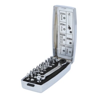 KS Tools 1/4" CHROMEplus Bit-Satz, 20-teilig