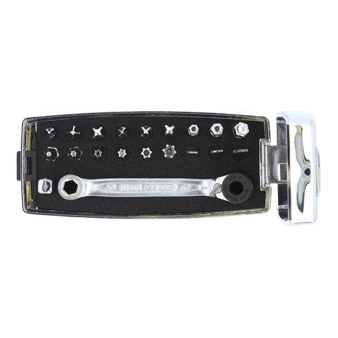 KS Tools 1/4" CHROMEplus Bit-Satz, 20-teilig