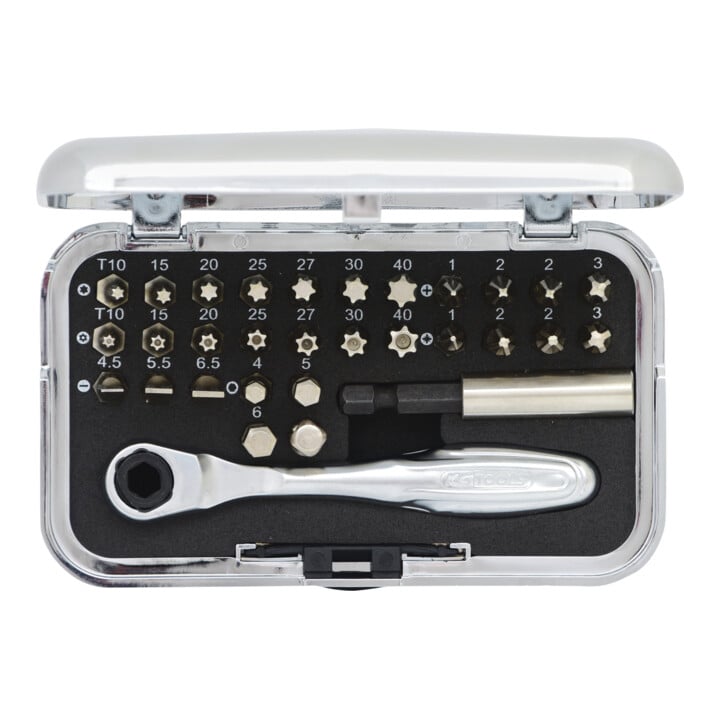 KS Tools 1/4" CHROMEplus Bit-Satz, 31-teilig