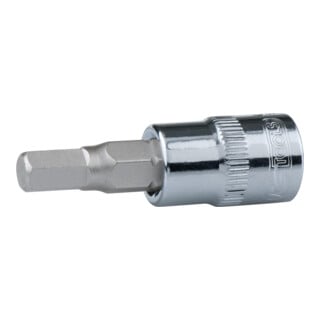 KS Tools 1/4" CHROMEplus Bit-Stecknuss Innensechskant, 1/8"
