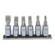 KS Tools 1/4"CHROMEplus Bit-Stecknuss-Satz XZN, 6-teilig