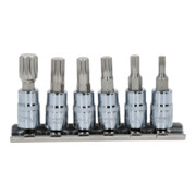 KS Tools 1/4"CHROMEplus Bit-Stecknuss-Satz XZN, 6-teilig-2
