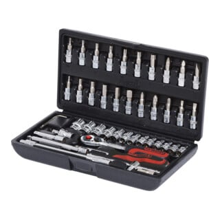 KS Tools 1/4" CHROMEplus dopsleutelset, 46 stuks