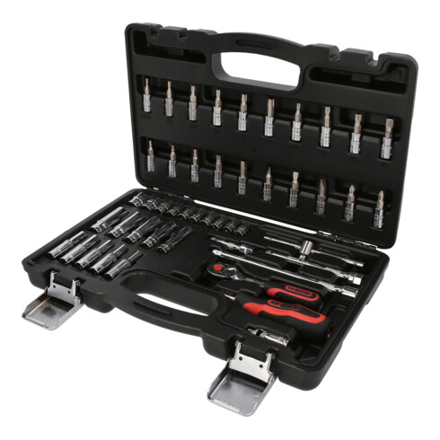 KS Tools 1/4" CHROMEplus dopsleutelset, 47 stuks