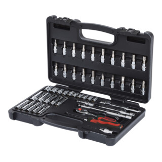 KS Tools 1/4" CHROMEplus dopsleutelset, 47 stuks