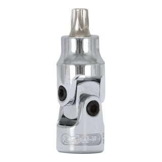 KS Tools 1/4" CHROMEplus Gelenk-Bit-Stecknuss TX, T40
