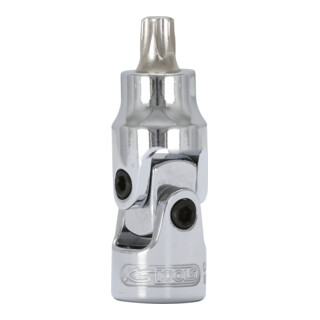KS Tools 1/4" CHROMEplus Gelenk-Bit-Stecknuss TX