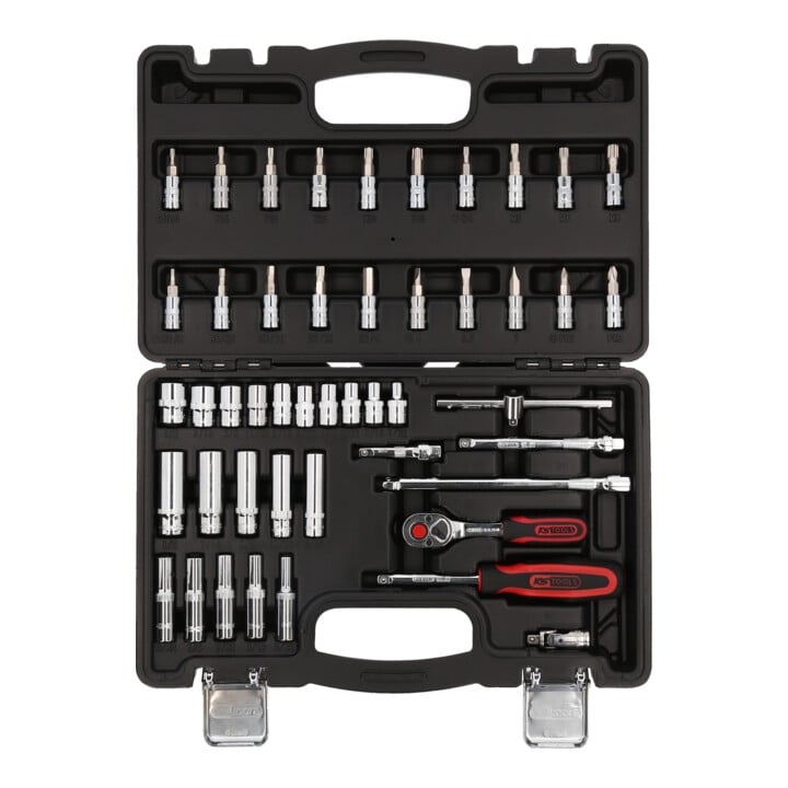 KS Tools 1/4" CHROMEplus Steckschlüssel-Satz, 47-teilig