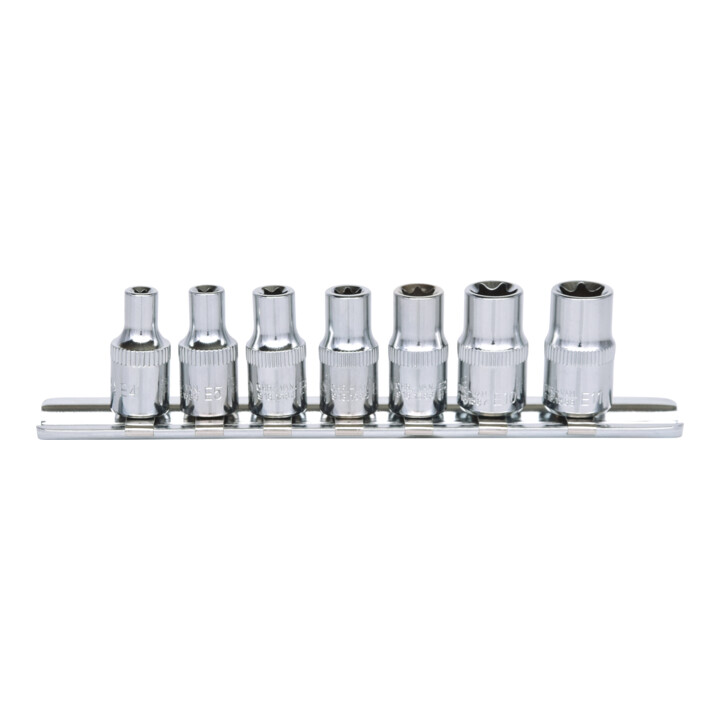 KS Tools 1/4" CHROMEplus TX-E dopsleutelset, 7-delig