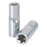 KS Tools 1/4" CHROMEplus TX-E socket, long, E10-1
