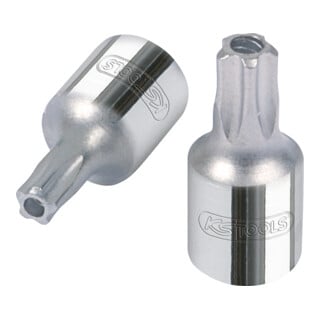 KS Tools 1/4" CHROMEplus Bit-dopsleutel Vijfpuntige ster, voorboring