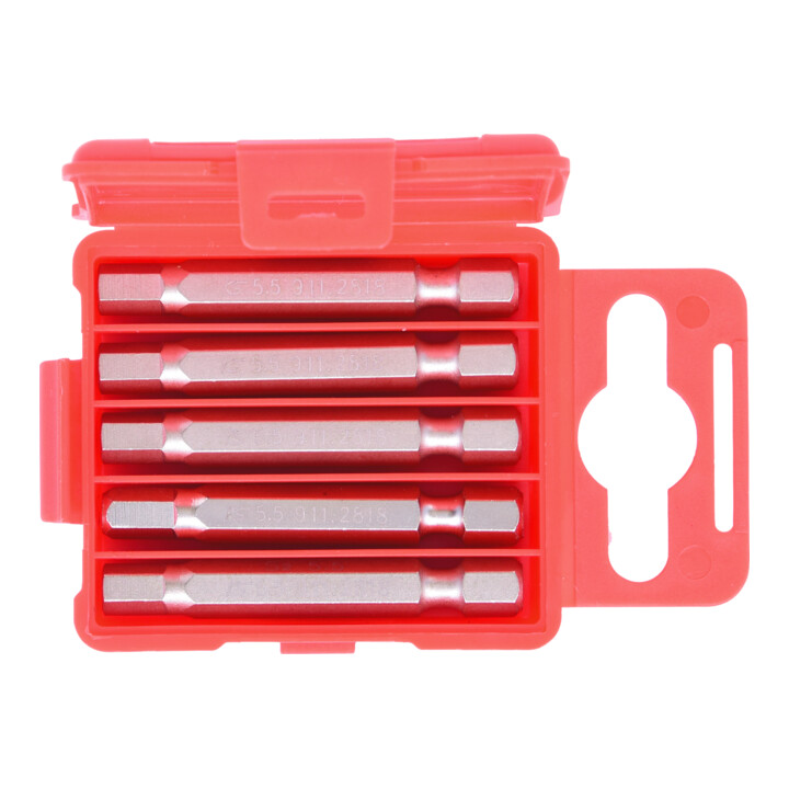 KS Tools 1/4" CLASSIC bit inbus, 50mm, 5,5mm, set van 5