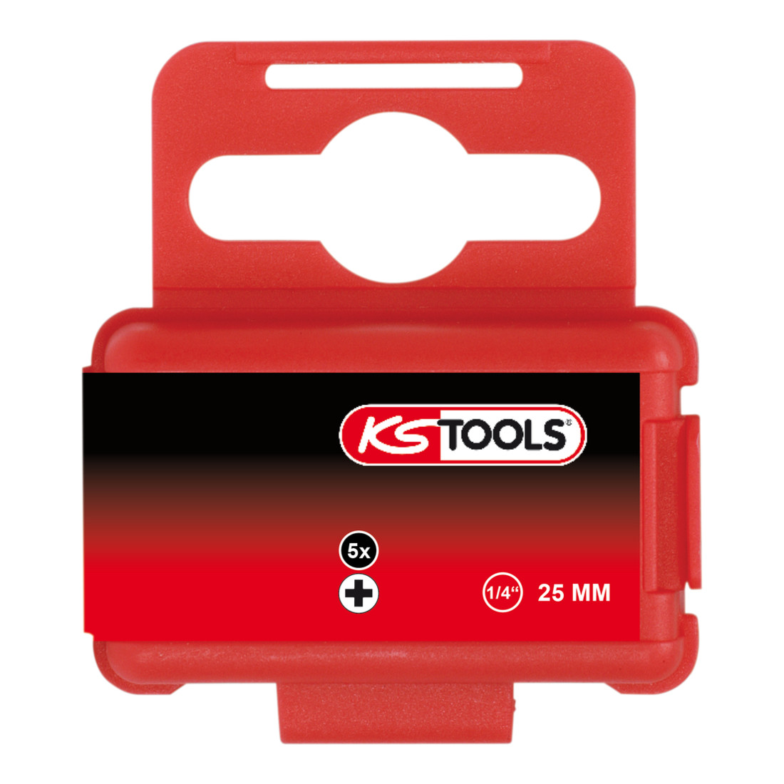 KS Tools 1/4" CLASSIC Bit PH, 25mm, PH00, 5er Pack