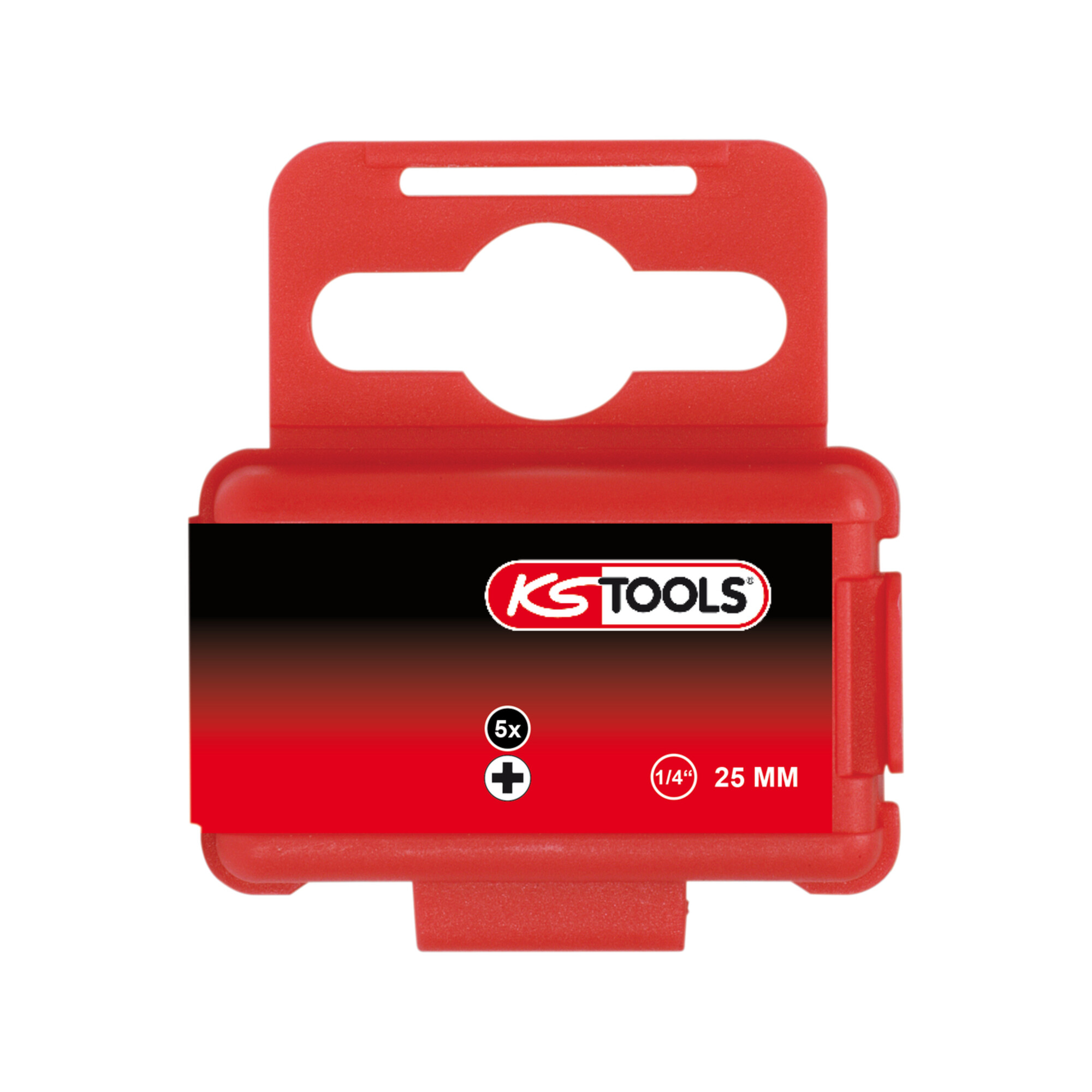 KS Tools 1/4" CLASSIC Bit PH, 25mm, PH4, 5er Pack