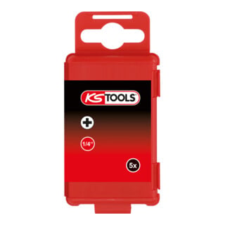 KS Tools 1/4" CLASSIC bit PH, 75mm, PH3, set van 5