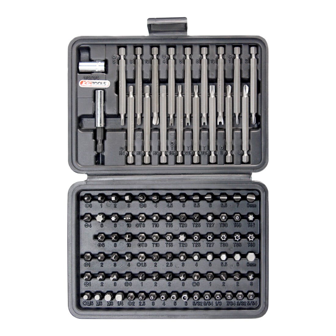 KS Tools 1/4" CLASSIC Bit-Satz, 99-teilig mit langen Bits