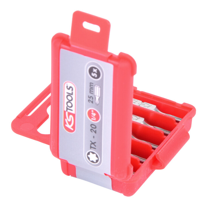 KS Tools 1/4" CLASSIC Bit TX, 25mm, T20, 5er Pack