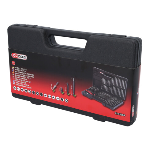 KS Tools 1/4" CLASSIC bitset, 208 stuks