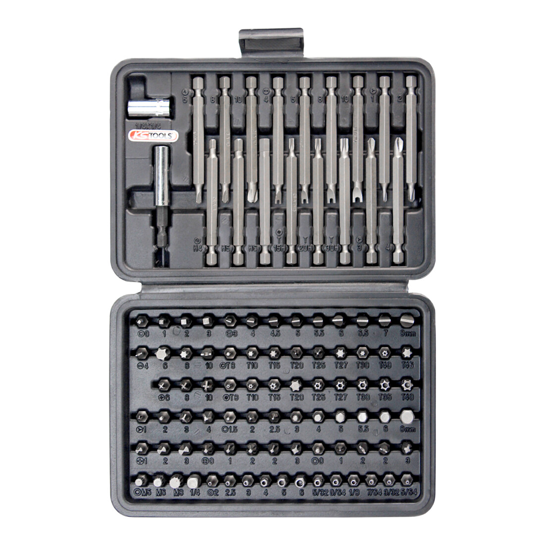 KS Tools 1/4" CLASSIC bitset, 99-delig met lange bits