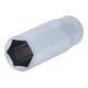 KS Tools 1/4" CLASSIC Sechskant-Stecknuss, lang, 1/2"