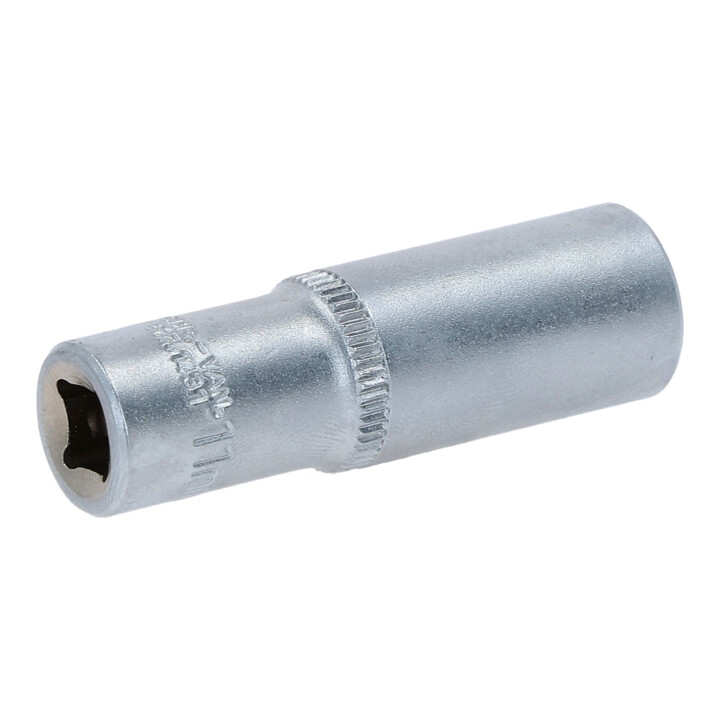 KS Tools 1/4" CLASSIC Sechskant-Stecknuss, lang, 11mm