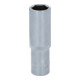 KS Tools 1/4" CLASSIC Sechskant-Stecknuss, lang, 11mm