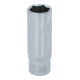 KS Tools 1/4" CLASSIC Sechskant-Stecknuss, lang, 13mm