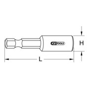 KS Tools 1/4" CLASSIC stokschroevendraaier, M8-5