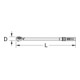 Clé dynamométrique industrielle KS Tools 1/4", réversible-4