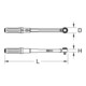 KS Tools 1/4" Clés dynamométriques ERGOTORQUE®precision à carré d'entraînement bouton, 1-5Nm