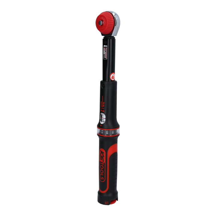 KS Tools 1/4" Clés dynamométriques ERGOTORQUE®precision à carré d'entraînement bouton, 1-5Nm