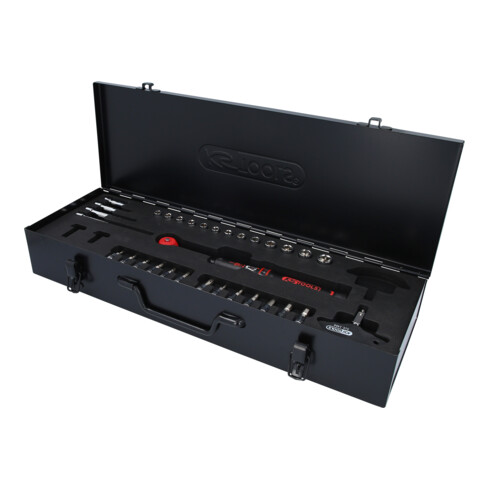 KS Tools 1/4" Coffret de clés dynamométriques ERGOTORQUE®precision 5-25 Nm à carré d'entraînement bouton, 32 pcs.