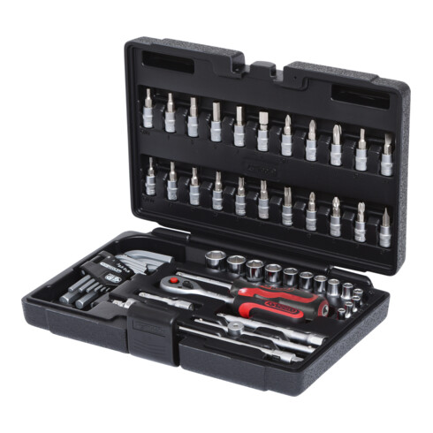 KS Tools 1/4" Coffret de douilles, 51 pcs.