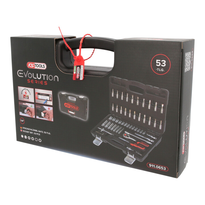 KS Tools 1/4" Coffret de douilles, 53 pcs.