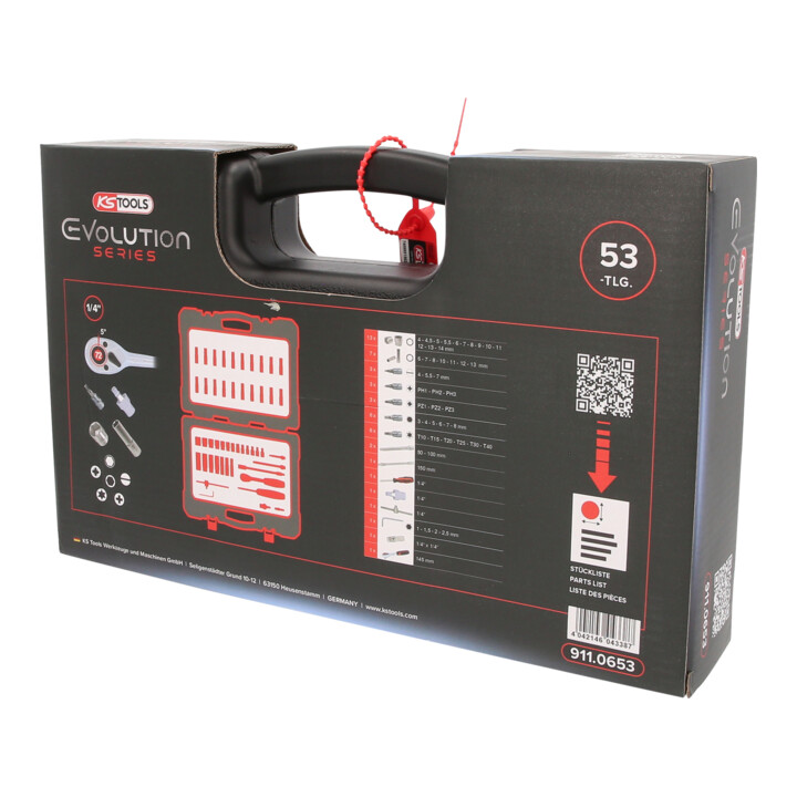 KS Tools 1/4" Coffret de douilles, 53 pcs.