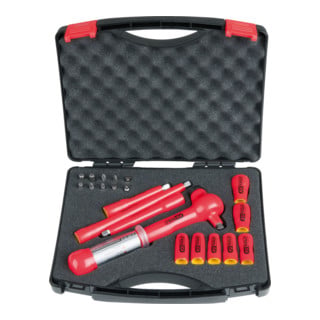 KS Tools 1/4" Coffret de douilles isolées, 21 pcs.