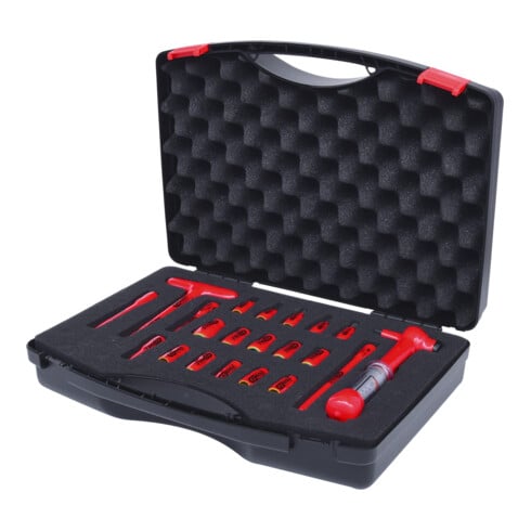 KS Tools 1/4" Coffret de douilles isolées, 21 pcs.