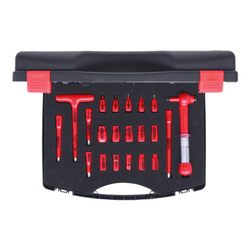 KS Tools 1/4" Coffret de douilles isolées, 21 pcs.