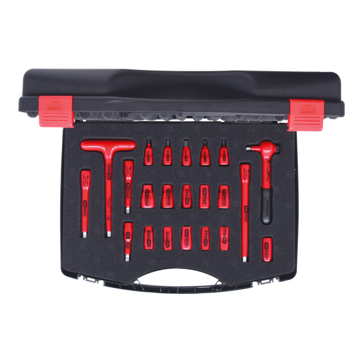 KS Tools 1/4" Coffret de douilles isolées, 22 pcs.