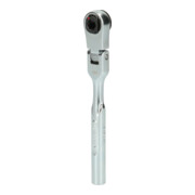 KS Tools 1/4" Cricchetto reversibile con snodo bit, lunghezza 119 mm-2