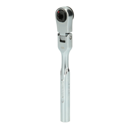 KS Tools 1/4" Cricchetto reversibile con snodo bit, lunghezza 119 mm