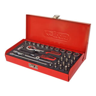 KS Tools 1/4" dopsleutelset, 30 stuks