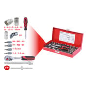 KS Tools 1/4" dopsleutelset, 30 stuks-3