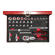 KS Tools 1/4" dopsleutelset, 33 stuks