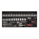 KS Tools 1/4" dopsleutelset, 46 stuks in 1/3 systeem insteek-1