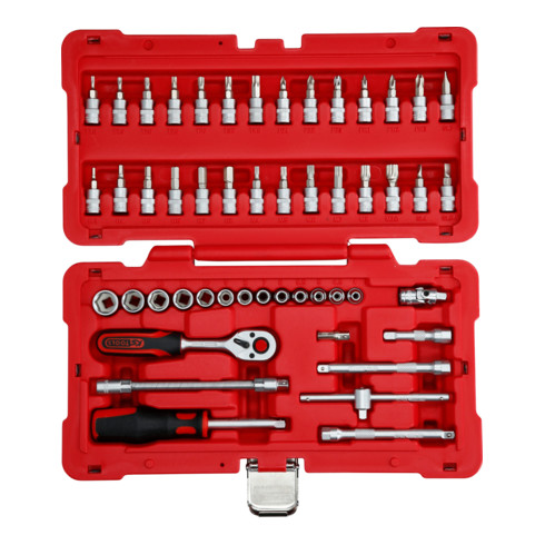 KS Tools 1/4" dopsleutelset, 50 delig.