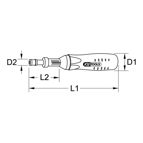 KS Tools 1/4" Drehmomentschraubendreher