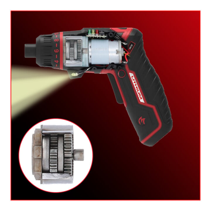 KS Tools 1/4" eMONSTER accu-bit-schroefmachineset, 27-dlg